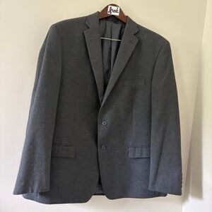 Collection by Michael Strahan Gray Sport Coat Blazer Mens sz 46R preworn